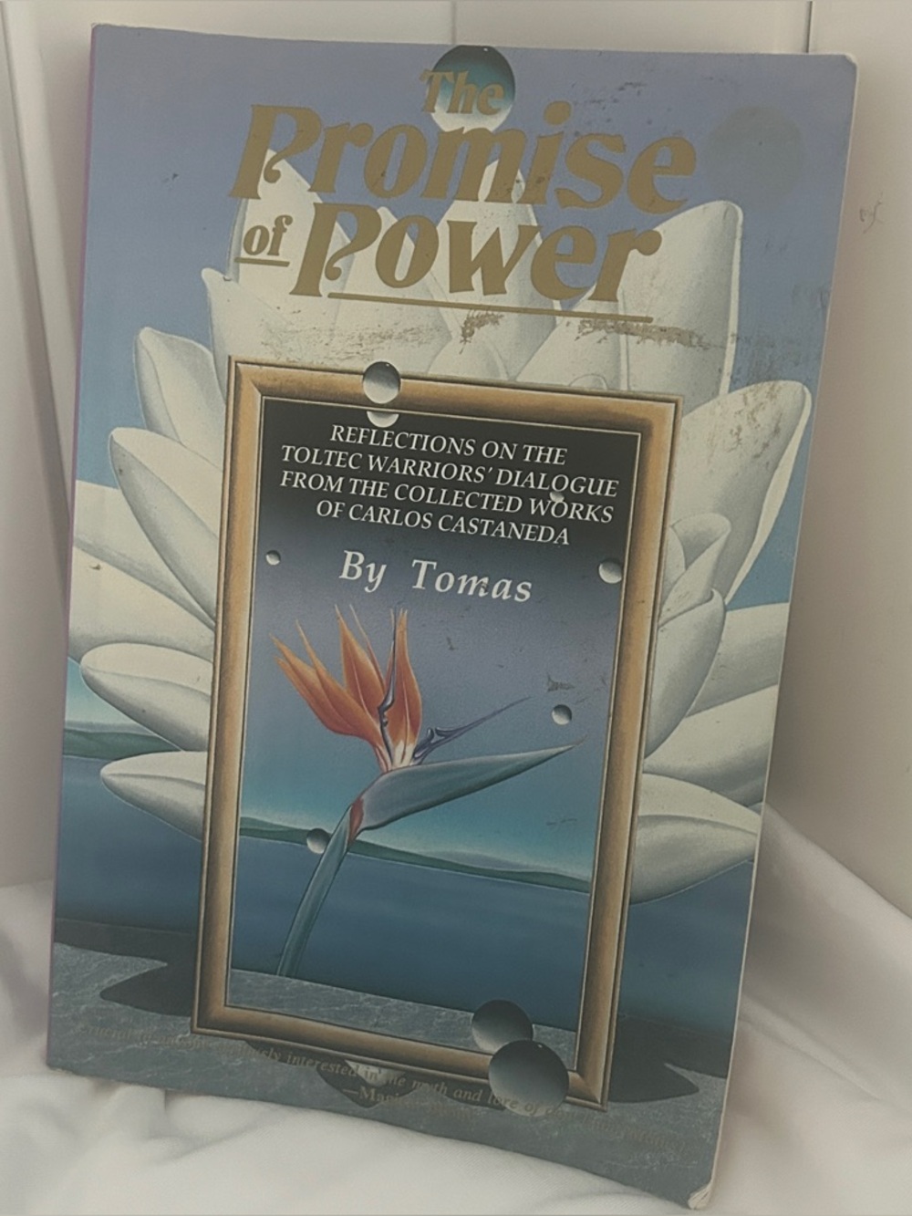 The Promise of Power Paperback Book Tomas Toltec Warrior Carlos Castaneda works